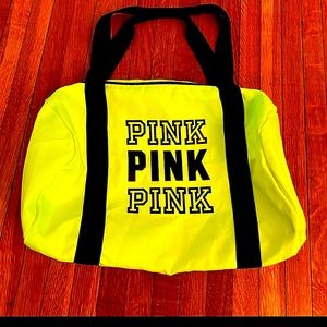 Neon Yellow "Gym" Bag 《PINK》